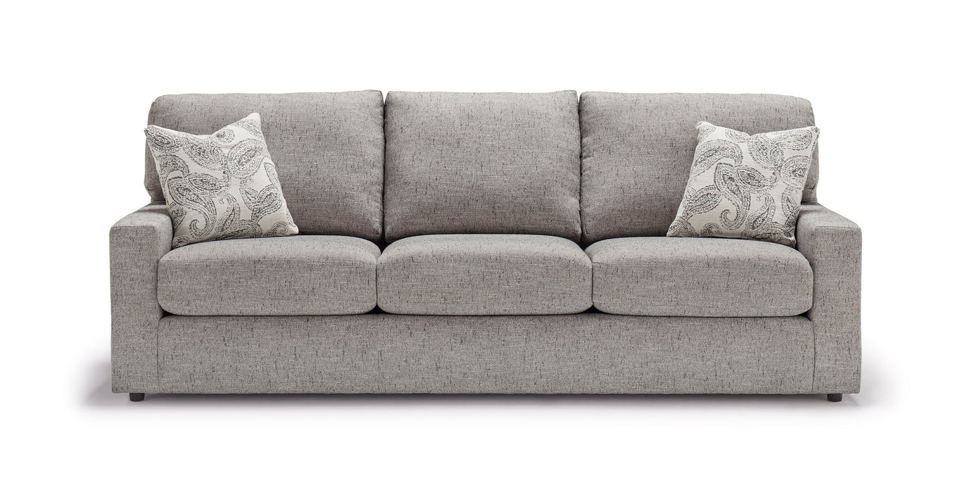 Design Option Dovely Collection Sofa in Linen