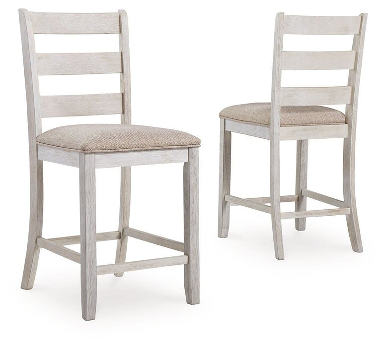 Skempton - White - Upholstered Barstool