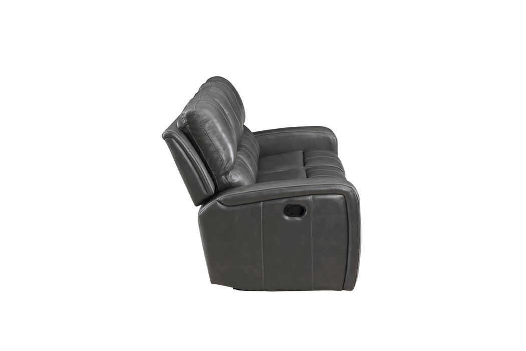 Linton - Leather Sofa With Power Footrest