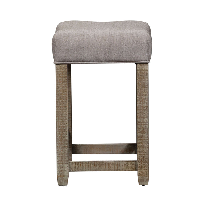 Parkland Falls - Upholstered Console Stool - Light Brown
