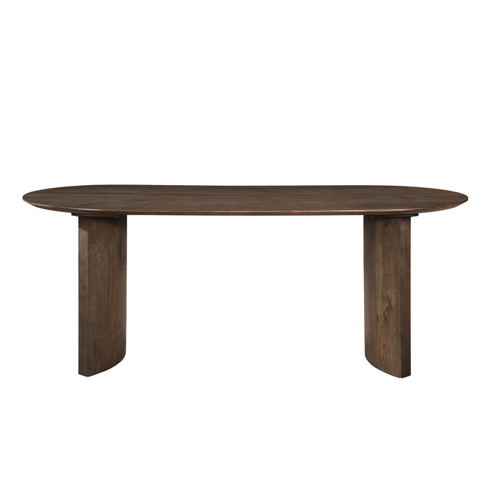 Kody - Oval Dining Table - Dark Walnut