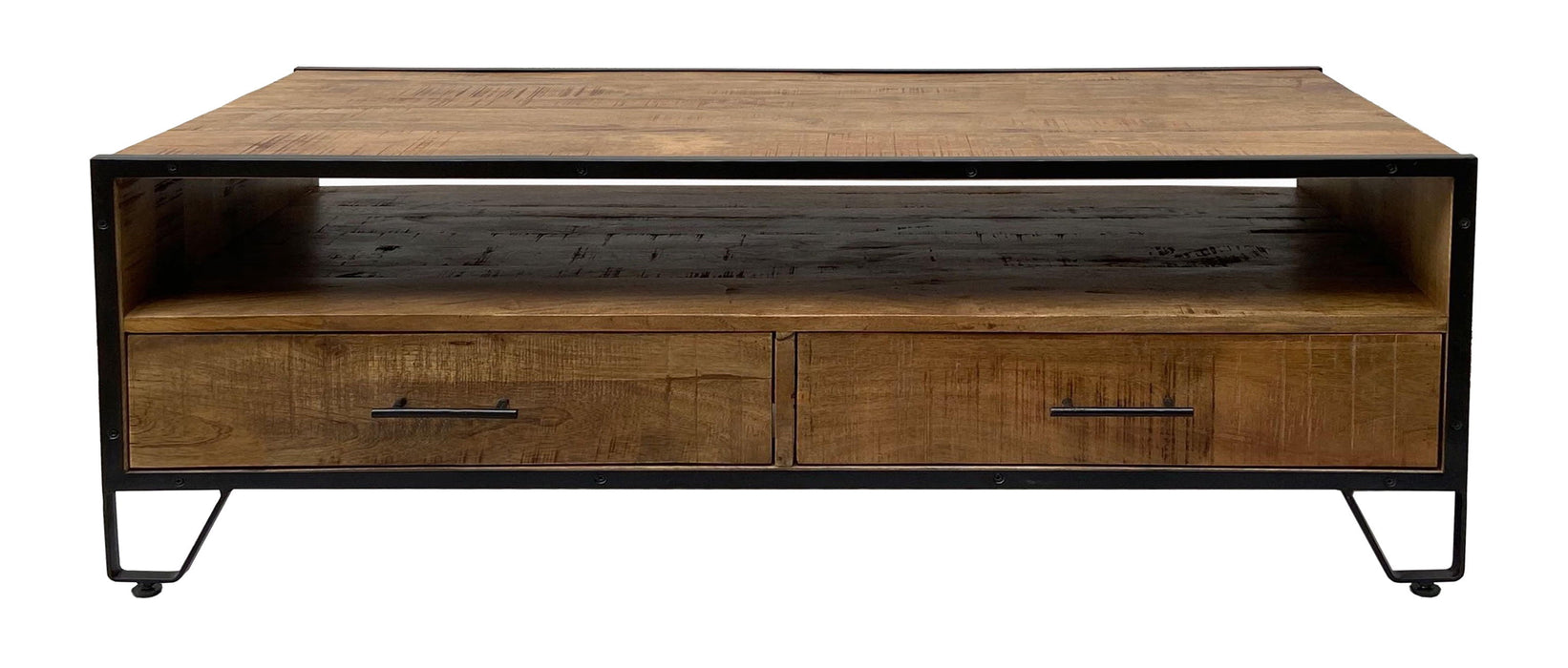 Woodson - Two Drawer Cocktail Table - Blaise Natural
