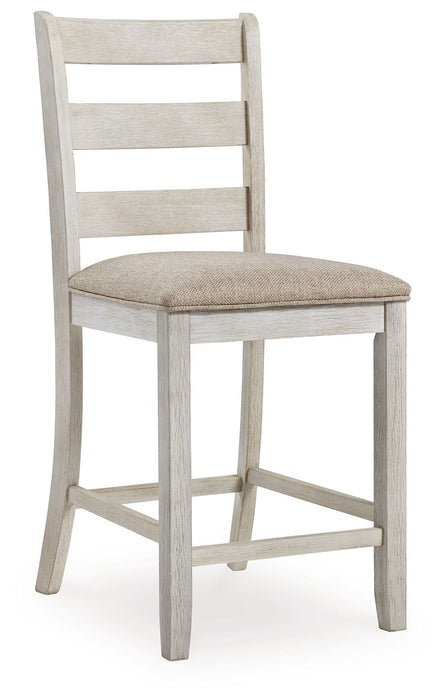 Skempton - White - Upholstered Barstool
