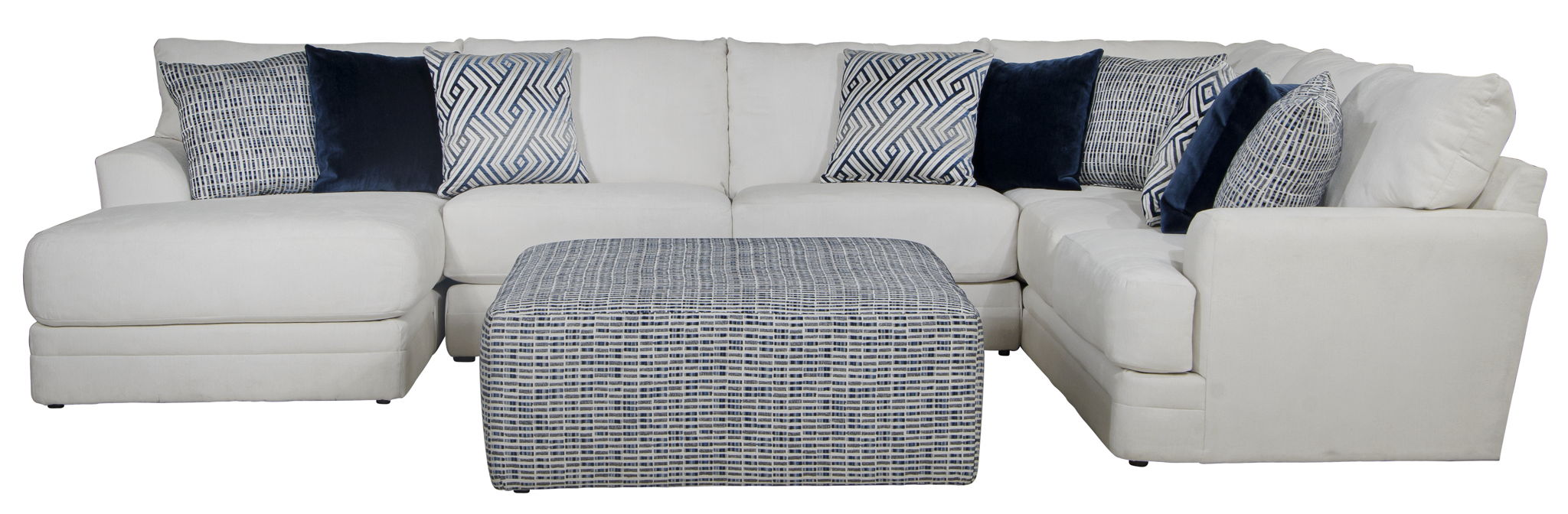 Polaris - Sectional With Comfort Coil Seating And Accent Pillows Included