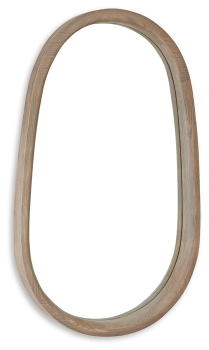 Aarilynn - Accent Mirror - Antique Brown