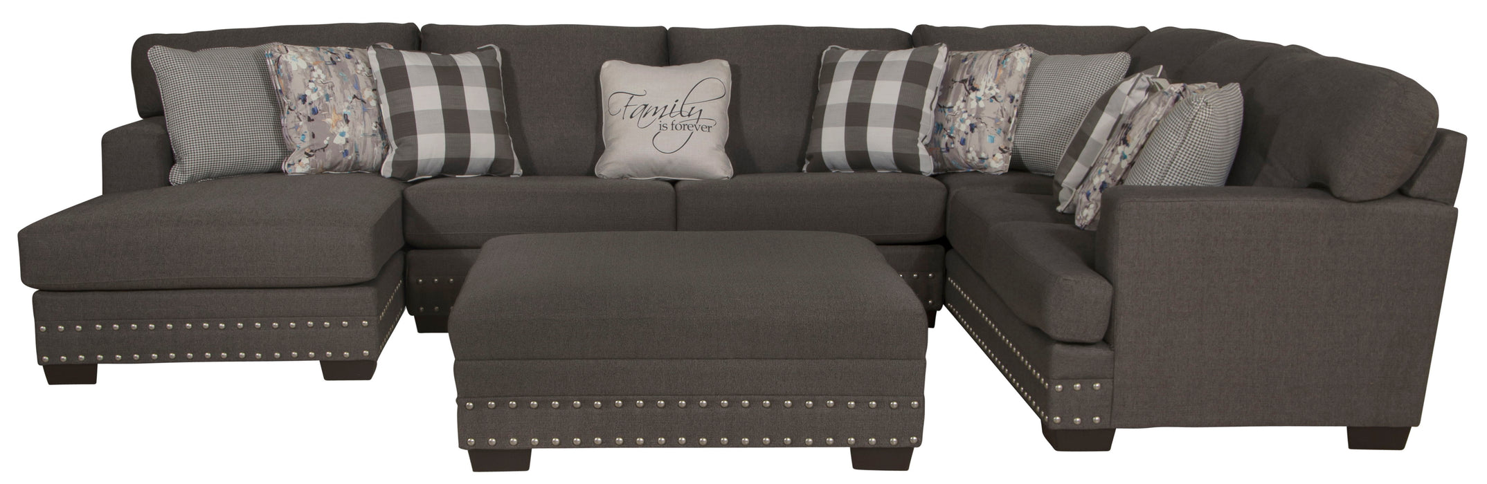 Crawford - Sectional With Ottoman And Pillows