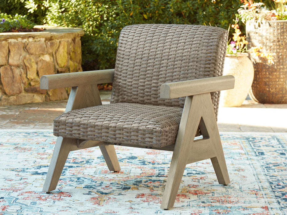 Cliff Trails - Rocking Lounge Chair - Beige
