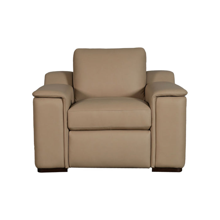 Armon - Loveseat With Power Footrest & ZG - Oslo Fawn