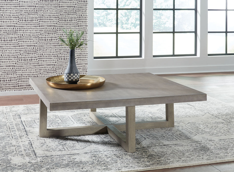 Lockthorne - Gray - Square Cocktail Table