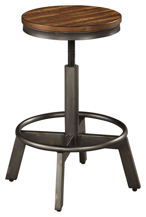 Torjin - Dark Brown - Swivel Stool