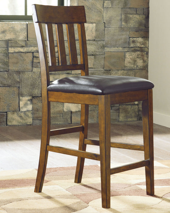 Ralene - Medium Brown - Upholstered Barstool