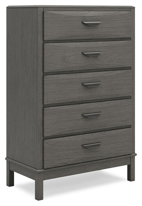 Mazing - Five Drawer Chest - Gray