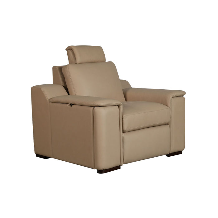 Armon - Loveseat With Power Footrest & ZG - Oslo Fawn