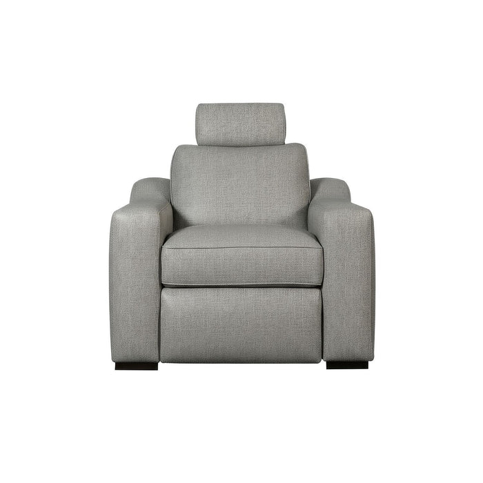 Archer - Loveseat With Power Footrest & ZW - Hampstead Dove