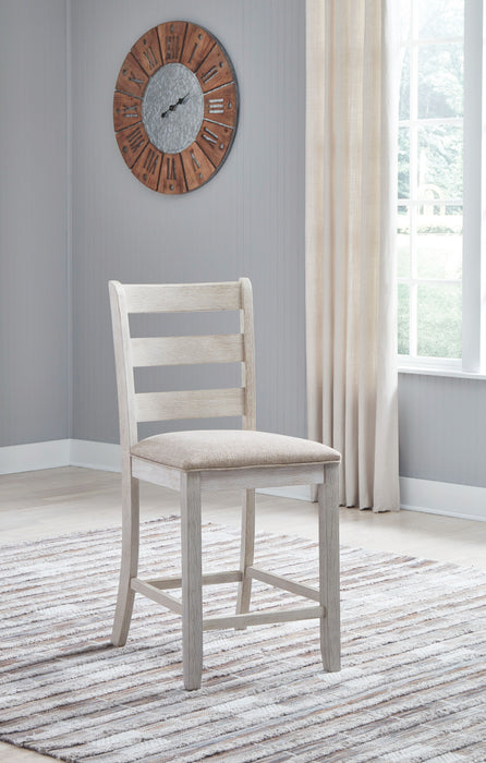 Skempton - White - Upholstered Barstool