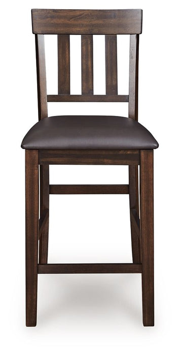 Haddigan - Dark Brown - Upholstered Barstool