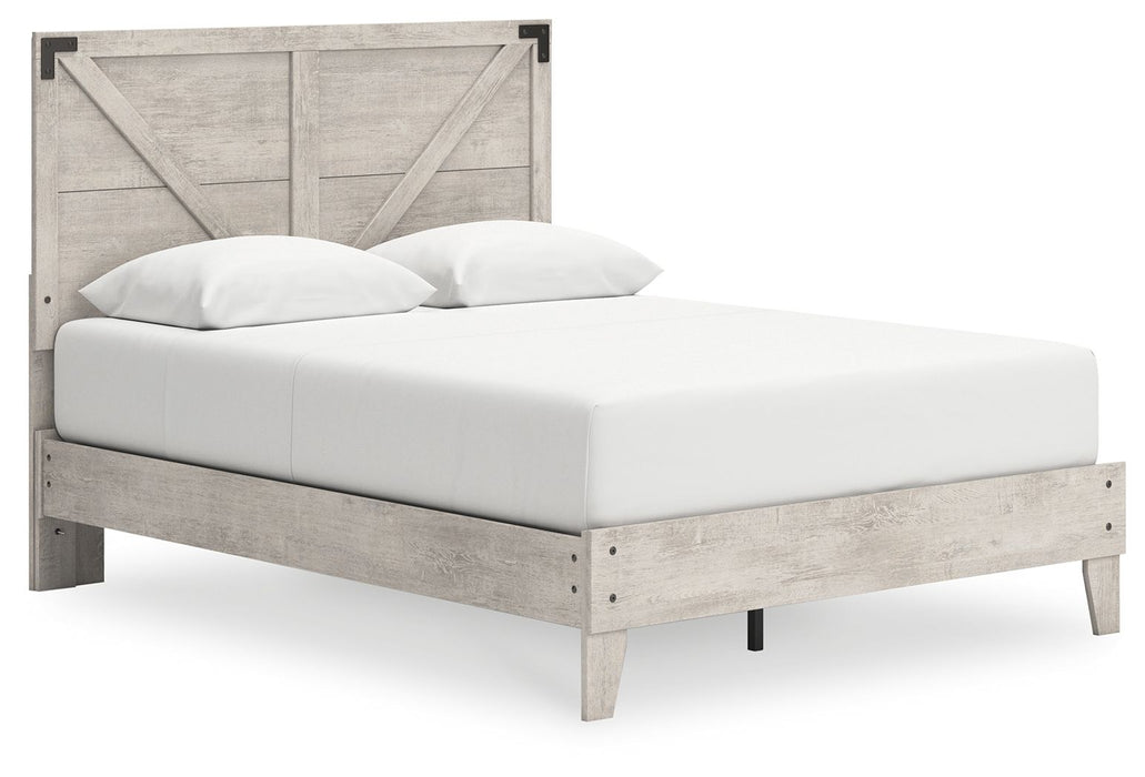 Shawburn - Platform Bed With Crossbuck Panel Headboard