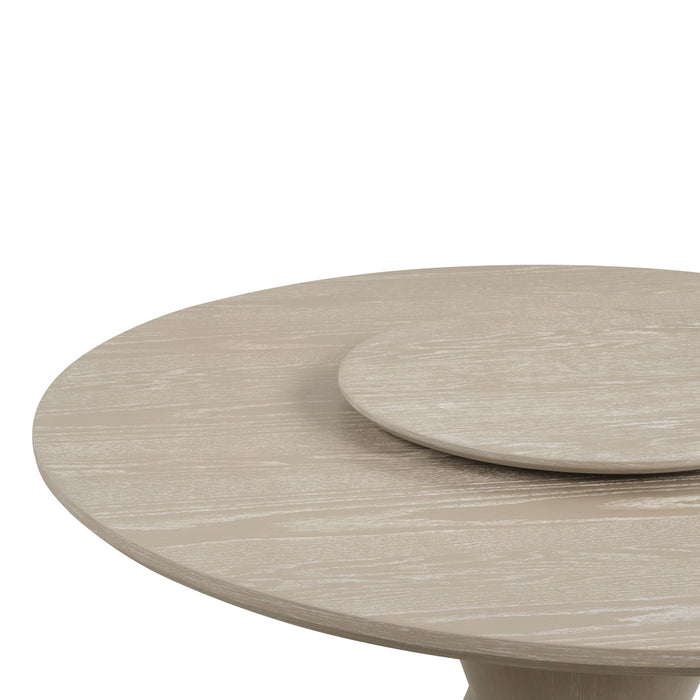 Gwendolyn - Round Table Top And Base - Beige