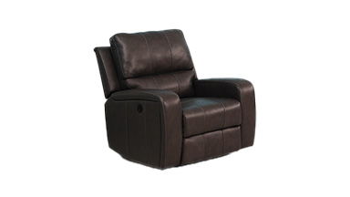 Linton - Leather Glider Recliner With Power Footrest