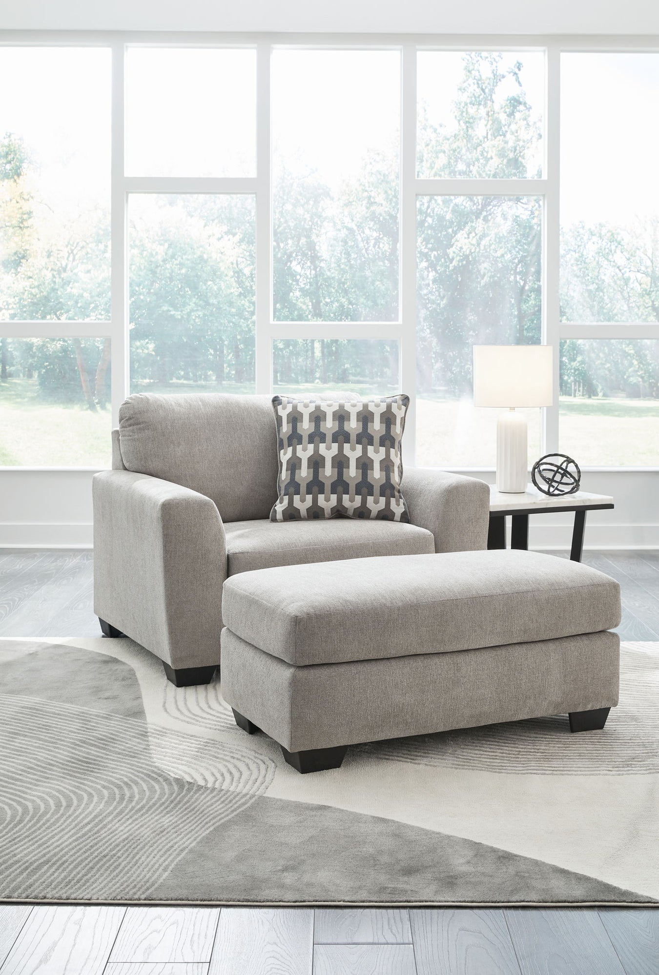 Chair & Ottoman