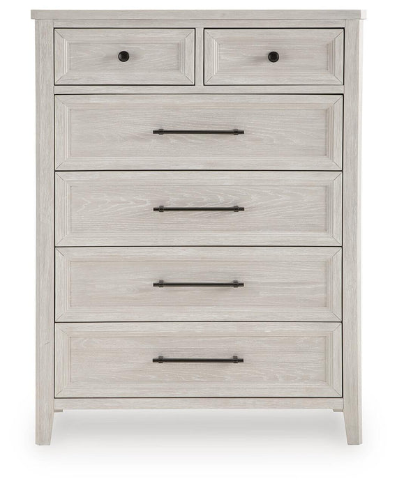 Darbonton - Six Drawer Chest - Dove White