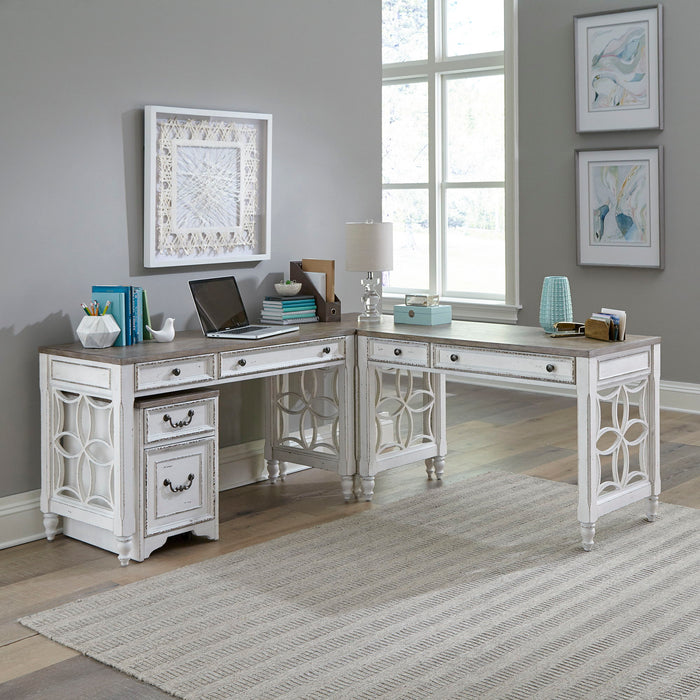 Magnolia Manor - L Shaped Desk Set