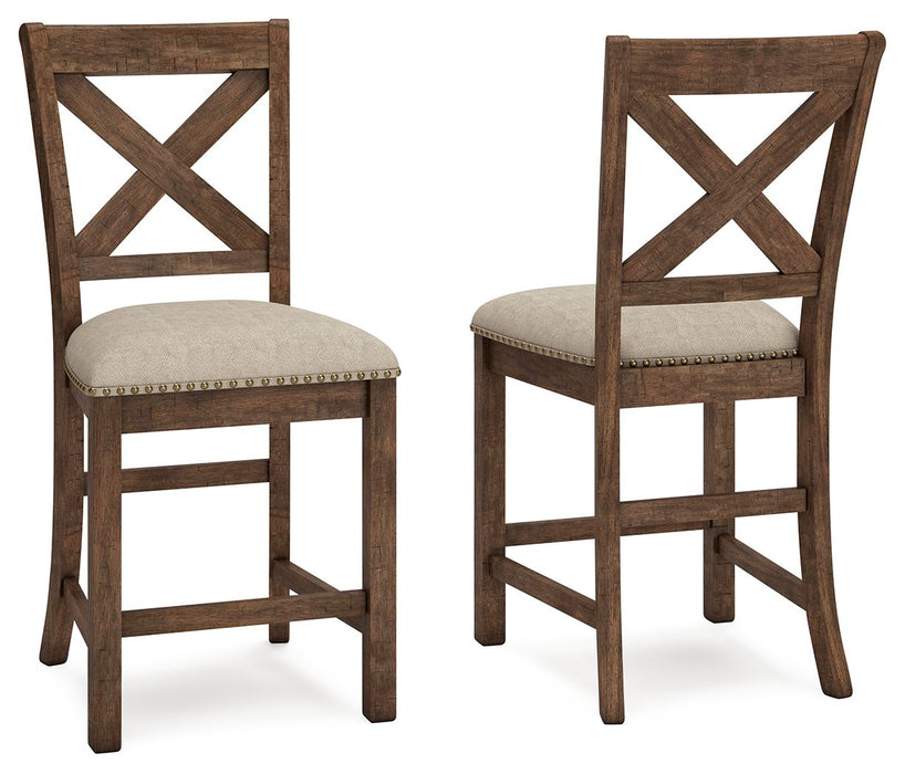 Moriville - Beige - Upholstered Barstool