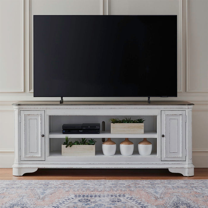 Fireplace TV Consoles - 82" Fireplace TV Console FTS - Brown