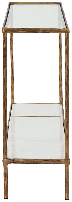 Ryandale - Console Sofa Table - Antique Brass Finish