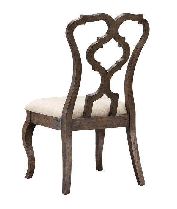 Chateau - Upholstered Dining Side Chairs (Set of 2) - Brown