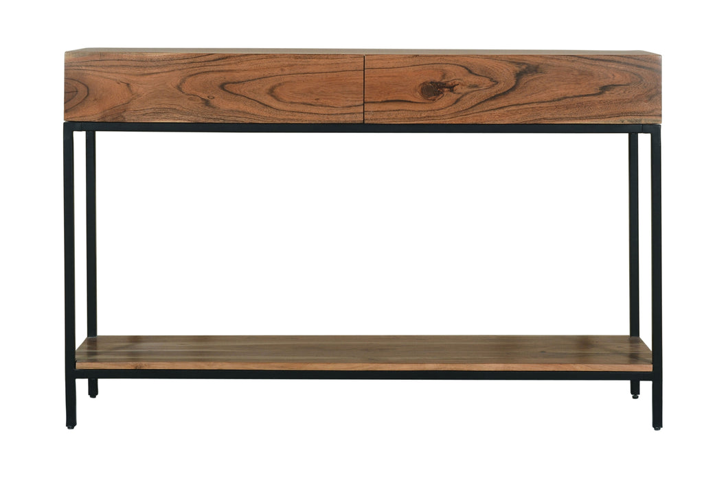 Springdale - Two Drawer Console Table - Natural Finish