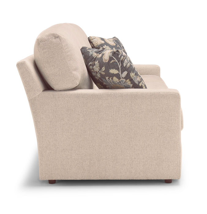 Design Option Dovely Collection Sofa in Linen