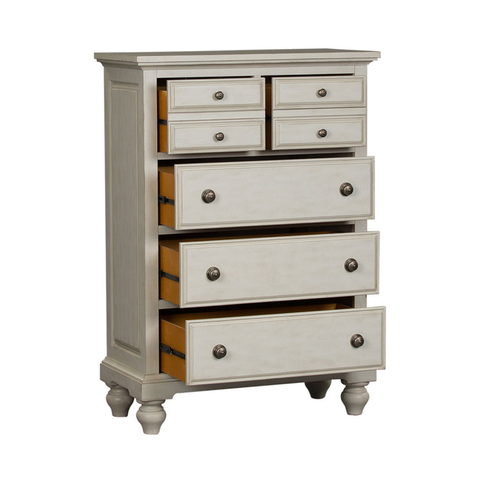 High Country - 5 Drawer Chest - White