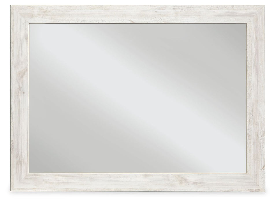 Paxberry - Bedroom Accent Mirror - Whitewash