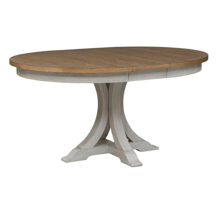 Farmhouse Reimagined - Pedestal Table Set