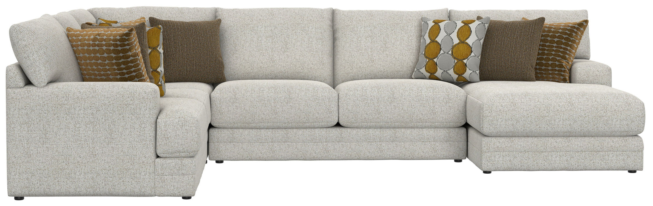 Tori - Sectional With Comfort Coil Seating And Accent Pillows Included