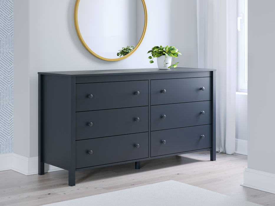 navy blue dresser with mirror Vintage navy blue furniture ideas
