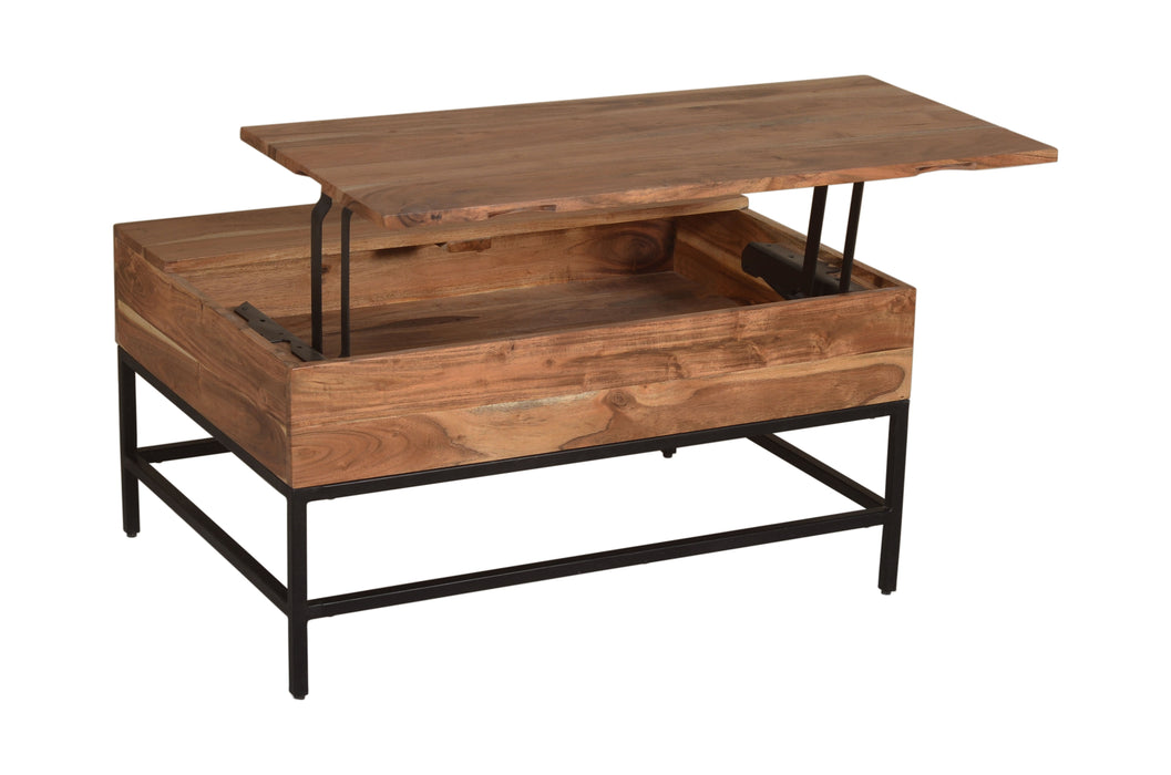 Springdale - Lift Top Cocktail Table - Natural Finish