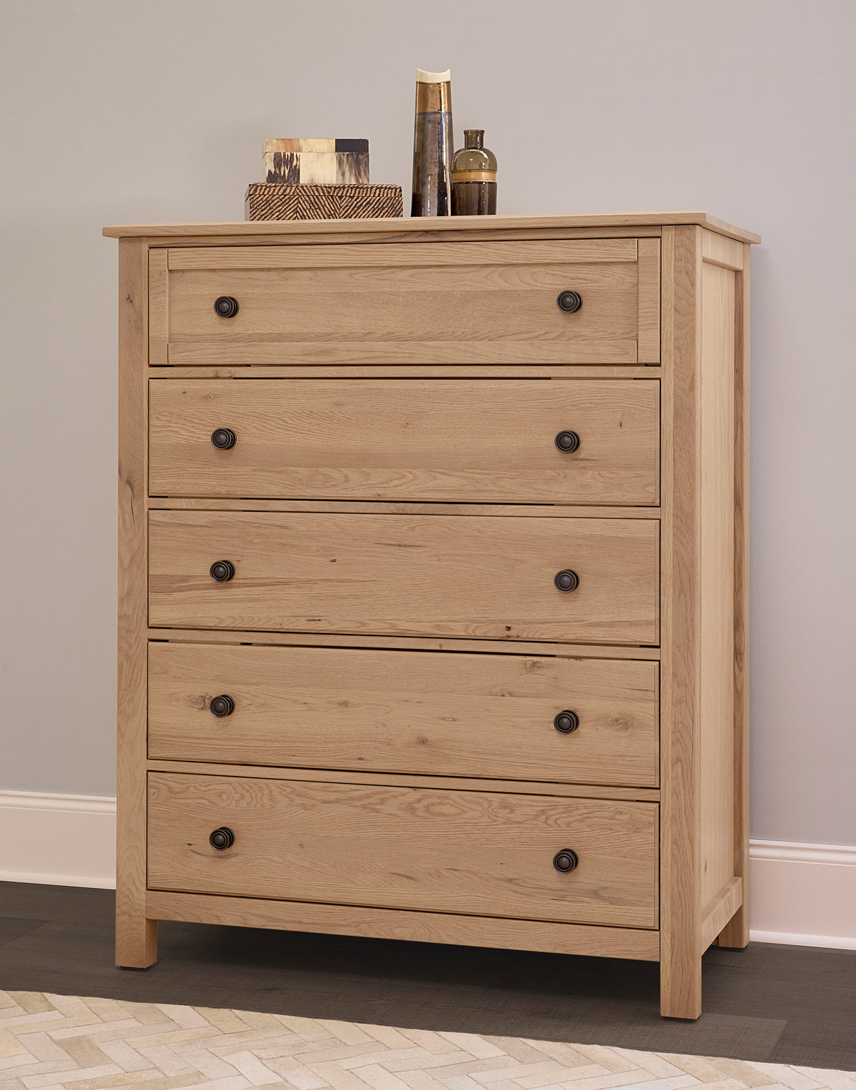 Custom Express - Chest 5 Drawers — Railway Freight Furniture