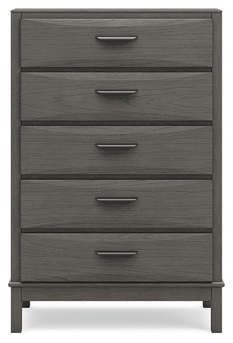 Mazing - Five Drawer Chest - Gray