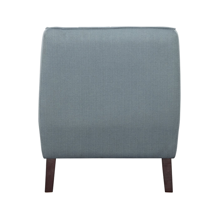 Studio - Accent Chair - Blue Green / Espresso
