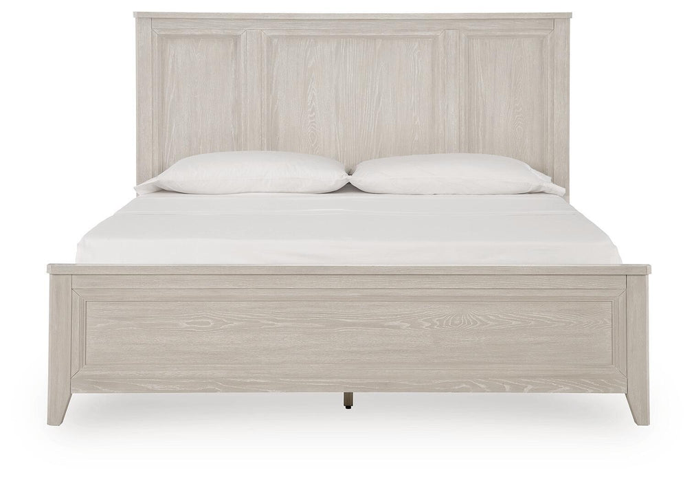 Darbonton - King Panel Storage Bed - Dove White