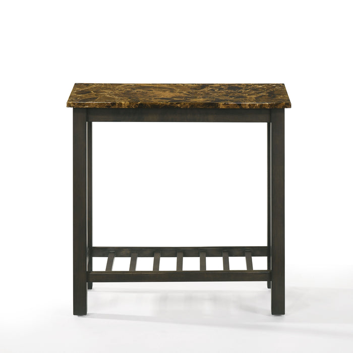 Eden - Chairside Table - Espresso - Wood