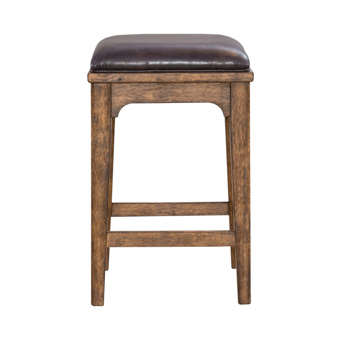 Ashford - Upholstered Console Stool - Light Brown