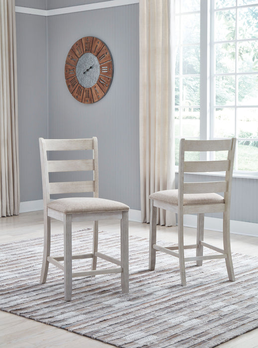 Skempton - White - Upholstered Barstool