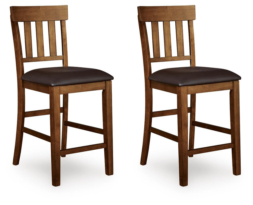 Ralene - Medium Brown - Upholstered Barstool