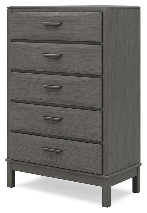 Mazing - Five Drawer Chest - Gray