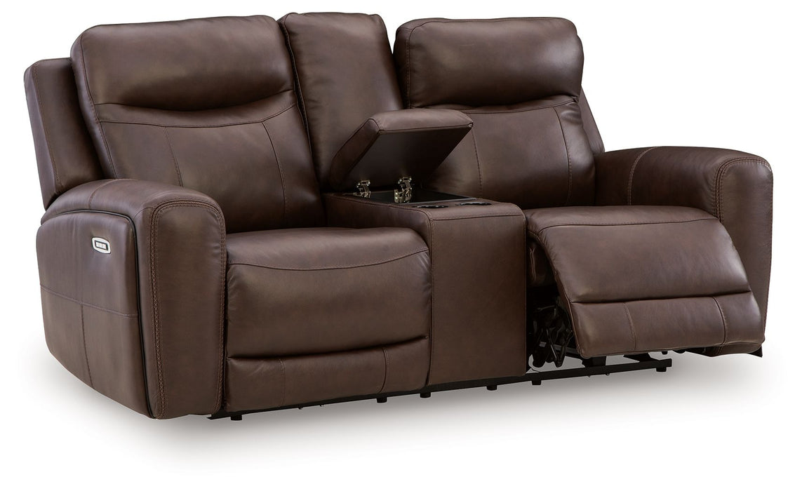 Gravier - Power Reclining Loveseat With Console / Adjustable Headrest - Cordova