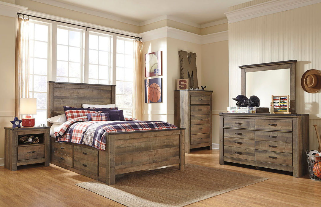 Trinell - Panel Bed