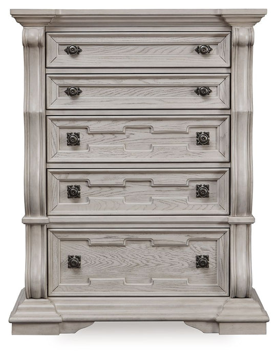 Bruchandi - Five Drawer Chest - Antique White